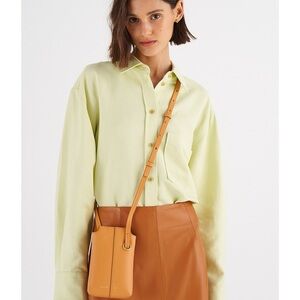NWT Oroton Eden Phone Leather Crossbody Purse